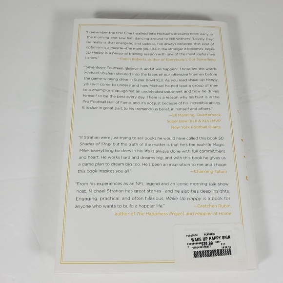 Michael Strahan Wake Up Happy Autographed Book - Picture 8 of 8